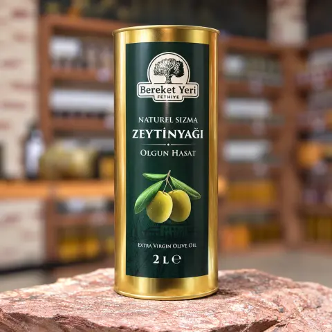 Bereket Yeri Olgun Hasat Sızma Zeytinyağı Teneke 2 L