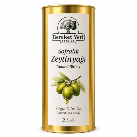 Bereket Yeri Sofralık Natürel Zeytinyağı Teneke 2 L