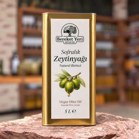 Bereket Yeri Sofralık Natürel Zeytinyağı Teneke 5 L